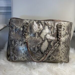 Snake print Tote